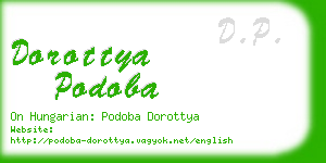 dorottya podoba business card